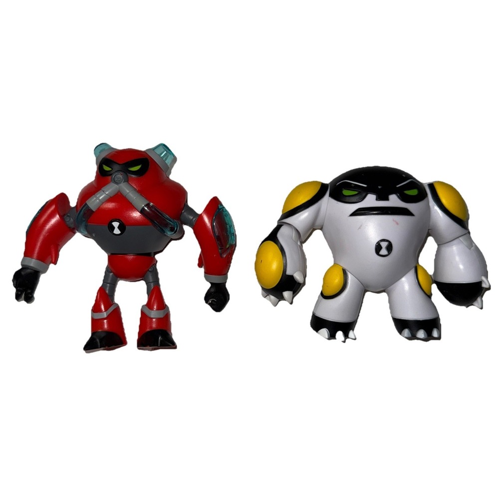 Ben 10 Cannonbolt & Overflow 2017 Playmates 4 1/2 In. Action Figures